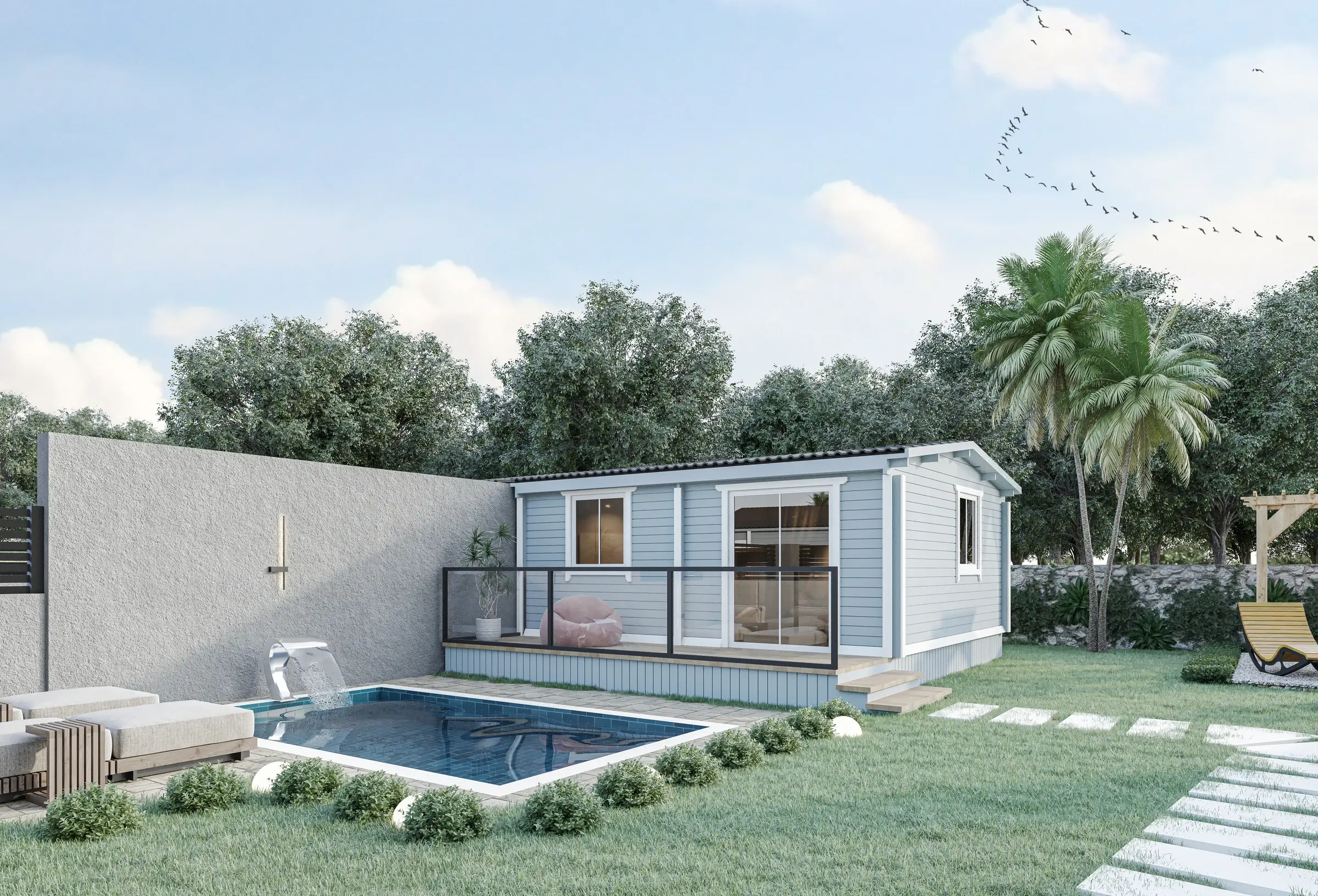 Havuz Kenarı Bungalov — görsel 1