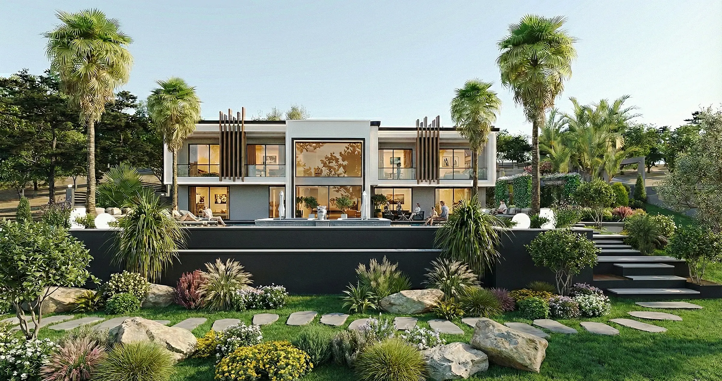 Peyzajlı Modern Villa — görsel 1