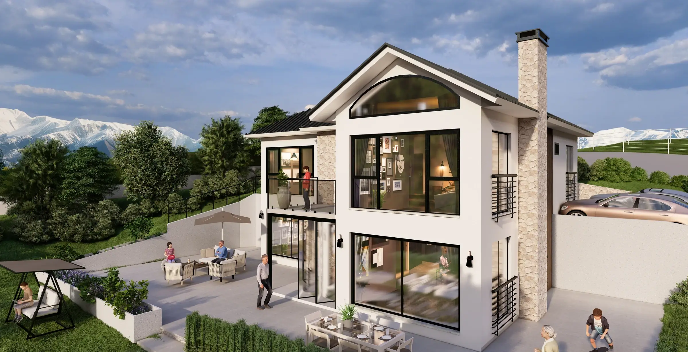 Eğimli Arazide Villa — görsel 7