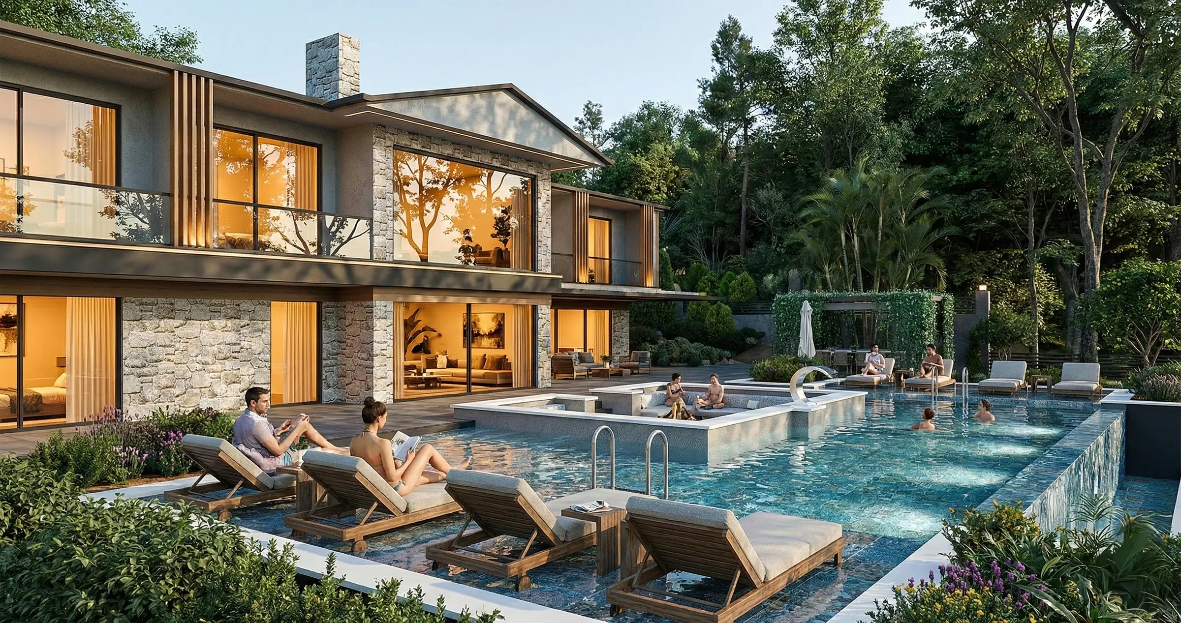 Peyzajlı Modern Villa — görsel 9