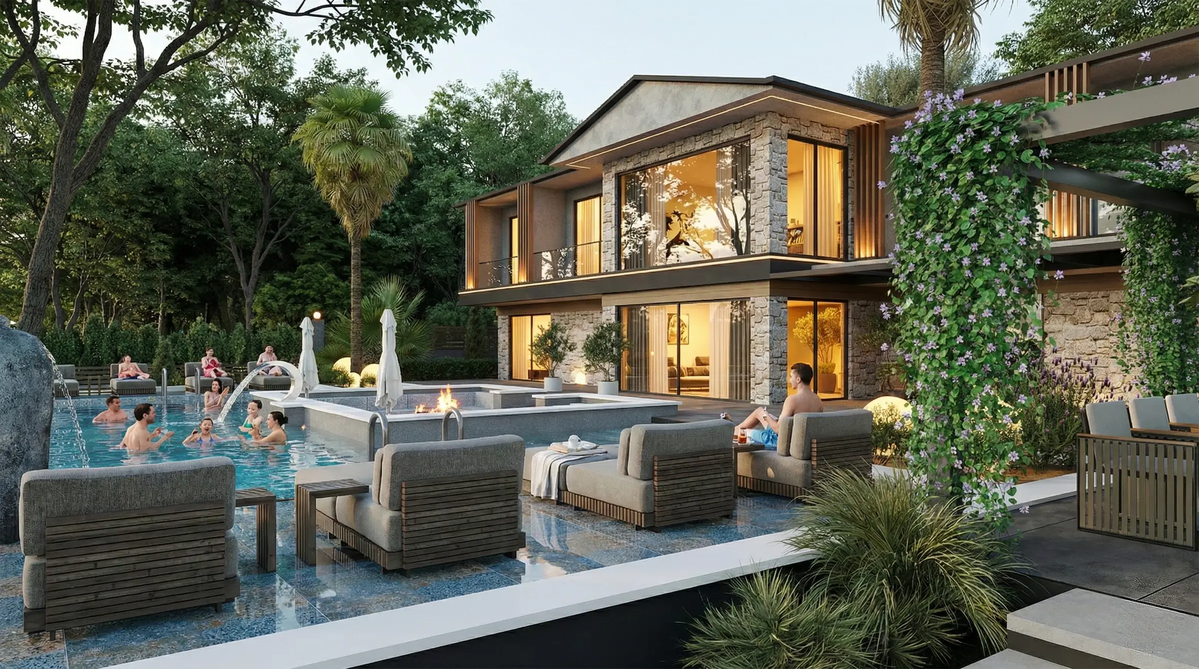 Peyzajlı Modern Villa — görsel 10