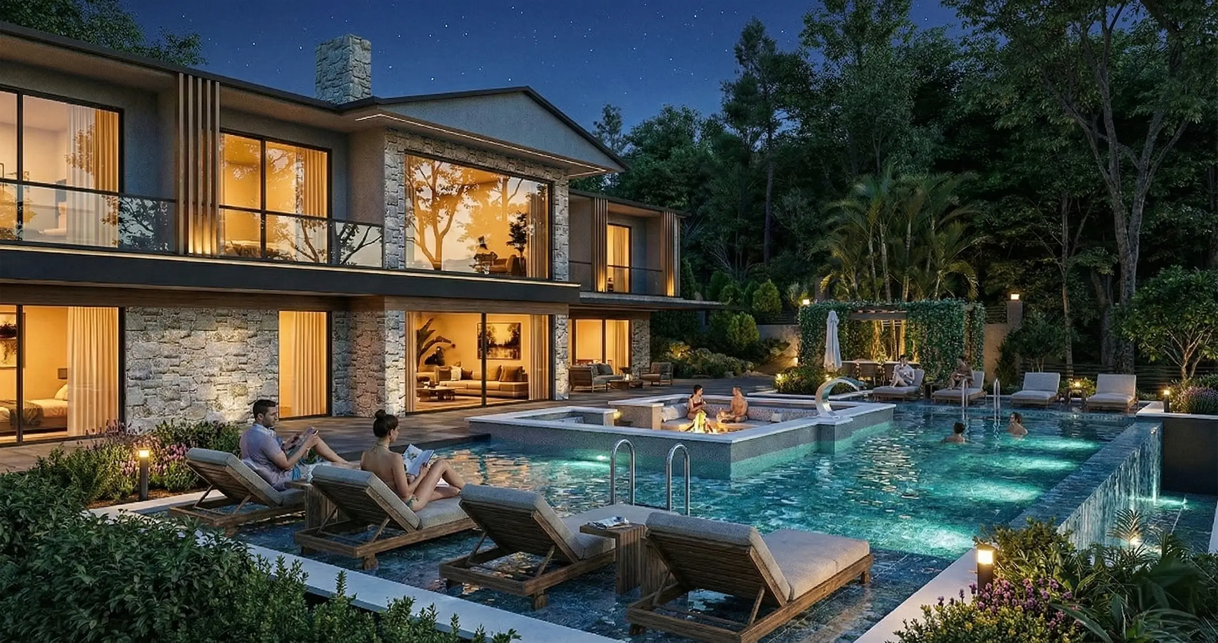 Peyzajlı Modern Villa — görsel 14